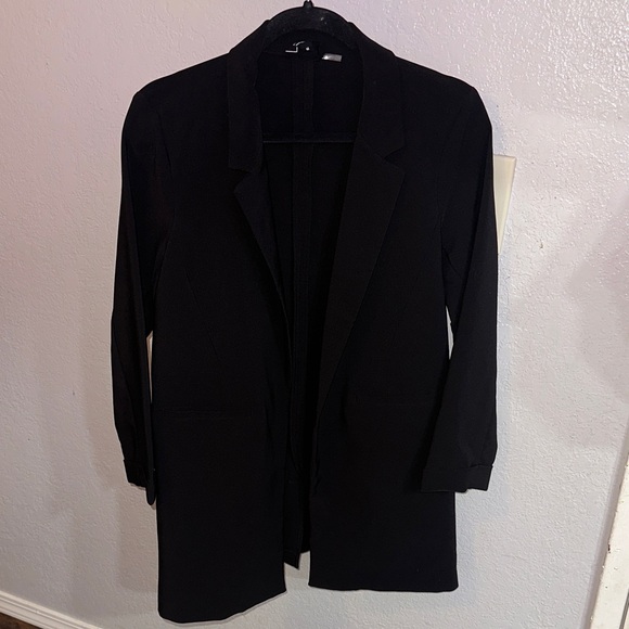 Black Longline Blazer - Picture 1 of 2